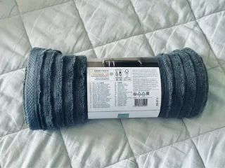 Set 2 Asciugamani Geneviève Lethu Grigio