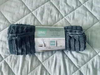 Set 2 Asciugamani Geneviève Lethu Grigio