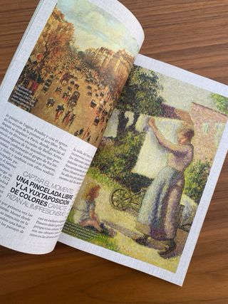 Revistas de Arte Monet y Van Gogh
