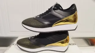 Bambas Bikkembergs Mujer Negro/Dorado