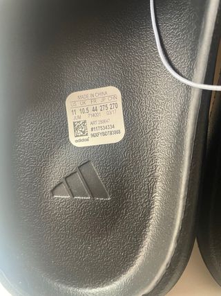 Chanclas Yeezy Slide Negras Talla 44