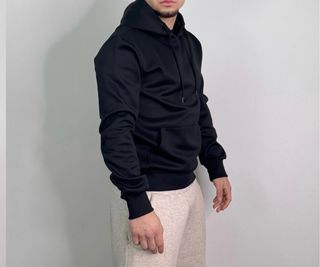 Felpa invernale nera taglia M