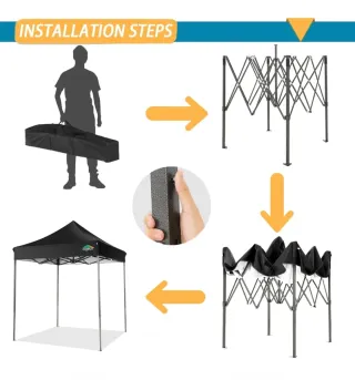 Carpa Plegable COBIZI 2x2 Impermeable
