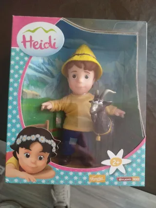 Muñeco de Heidi con cabra