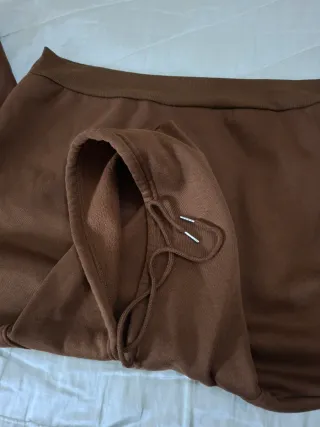 Felpa donna marrone taglia L