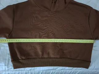 Felpa donna marrone taglia L