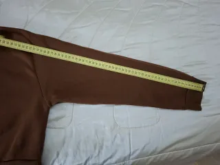 Felpa donna marrone taglia L