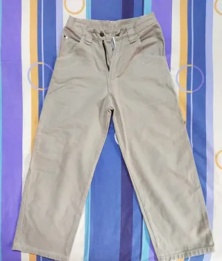 Pantalones anchos bordados Talla XS