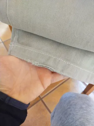 Pantalones anchos bordados Talla XS