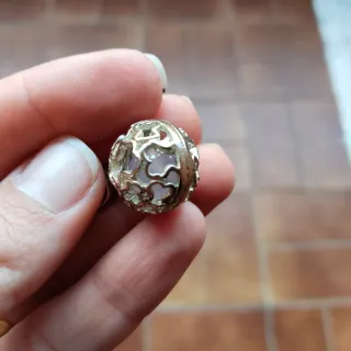 Colgante Tous Plata y Lila