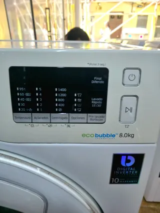 LAVADORA SAMSUNG 8 KILO CON  TRANSPORTA