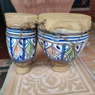 Timbales marroquíes decorados