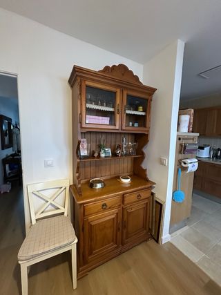 Aparador Vitrina Madera Maciza