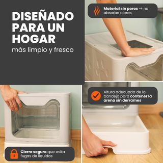 Box per gatti con pala e tappetino