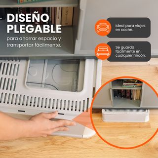 Box per gatti con pala e tappetino