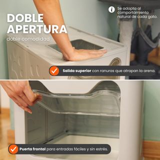 Box per gatti con pala e tappetino