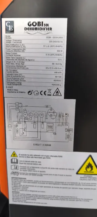 2 Deshumidificadores Profesionales Industrial 50 l