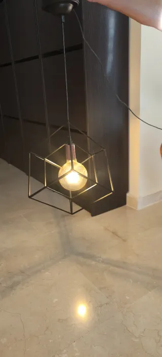 Lámpara Colgante Romluxe Negra