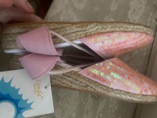 Scarpine bimba Linda rosa glitter n.34