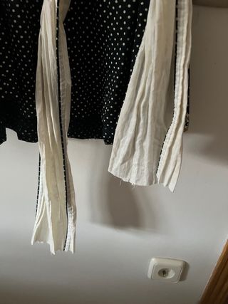 Blusa Flamenco Negra y Gris