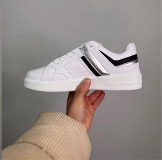 Scarpe bianche e argento taglia 41