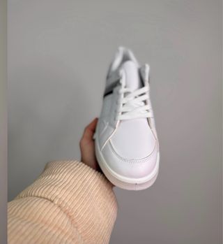 Scarpe bianche e argento taglia 41