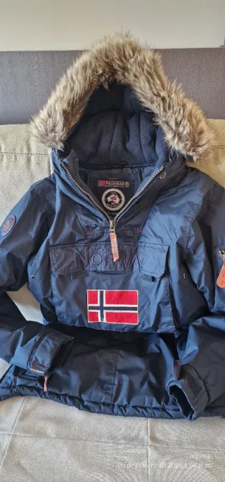 Geographical Norway Chaqueta Azul Talla S