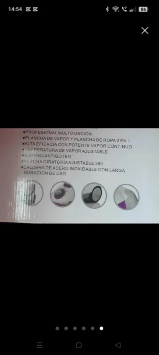 Plancha de vapor vertical 1580W