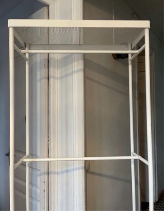 Perchero/Zapatero Metálico Blanco Ikea