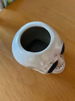 Vaso Calavera Cerámica