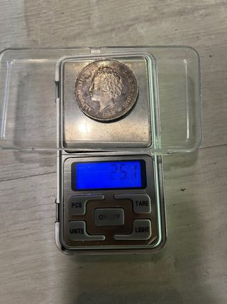 Moneda Plata Alfonso XIII 1893