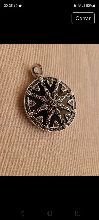 Colgante Plata 925 Rueda de la Fortuna