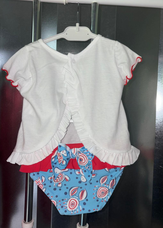 Conjunto bebé bañador y camiseta (T.12MESES)