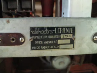 Radio Antigua Vintage Madera