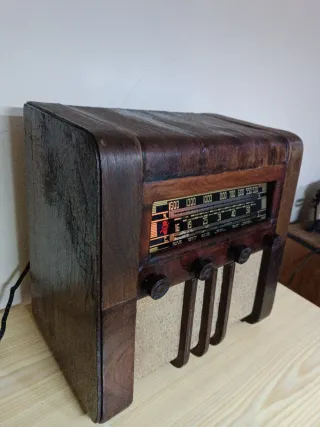 Radio Antigua Vintage Madera