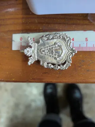 Medalla Virgen Rocío Hermandad Triana Plata