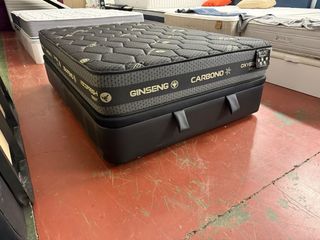 CANAPE Y COLCHON VISCO CARBONO 135x190