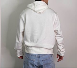 Felpa invernale bianca tg M