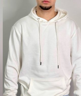 Felpa invernale bianca tg M