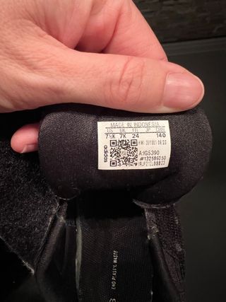 Zapatillas Adidas Runfalcon Niños Negro/Dorado