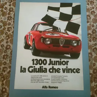 Pubblicità Alfa Romeo 1300 Junior 1972