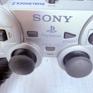 Controller PS2 Sony Argento