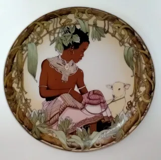 Piatto vintage UNICEF 1979