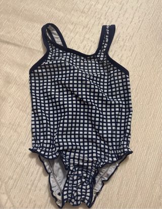 Costume intero bimba Chicco a quadretti