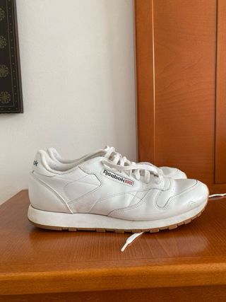 Zapatillas Reebok Classic Leather Blancas TALLA 45