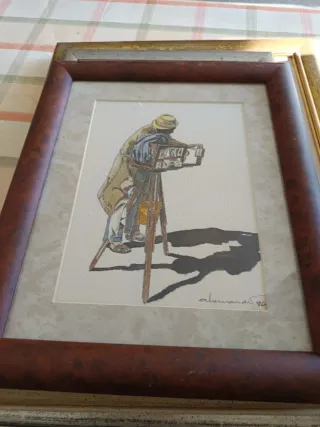 Cuadro firmado por el artista