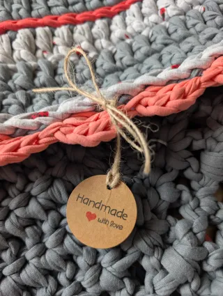 Alfombra Ganchillo Redonda 100cm