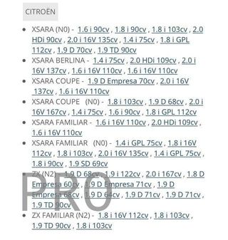 Amortiguador t citroen peugeot