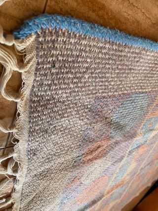 Alfombra 184x115 cm Diseño Casas y Árboles