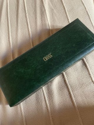 Pluma, lápiz y boligrafo CROSS. Set 3 piezas.